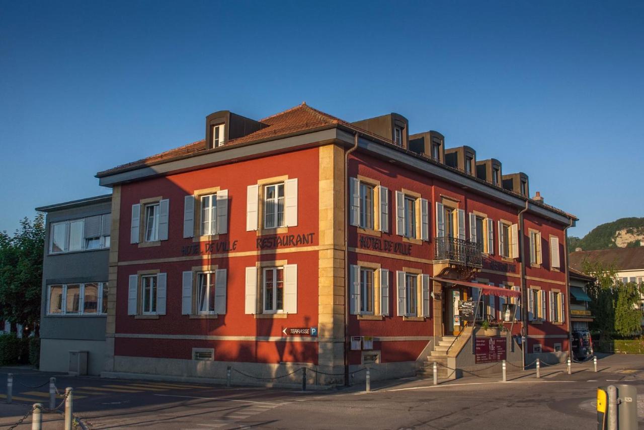 Hotel De Ville D'Yvonand Extérieur photo