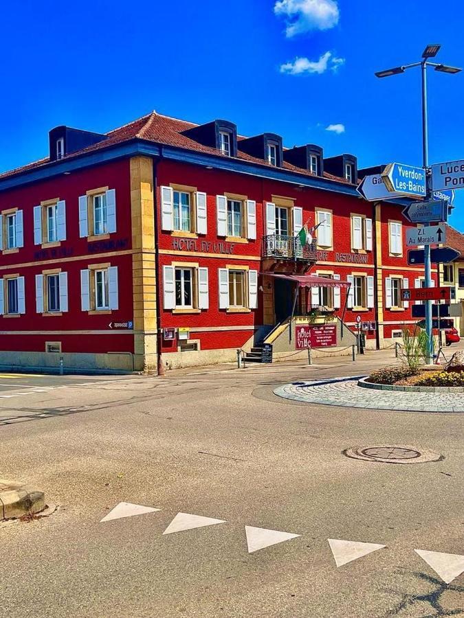 Hotel De Ville D'Yvonand Extérieur photo